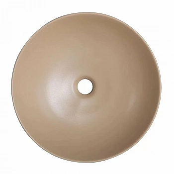 Раковина накладная BelBagno 41 BB1315-H316 бежевая матовая