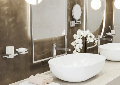 Зеркало косметическое Hansgrohe AddStoris 41791000 хром