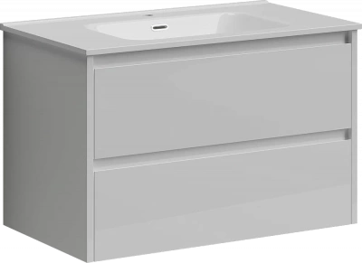 Тумба с раковиной Sancos Libra LB80W белый глянец