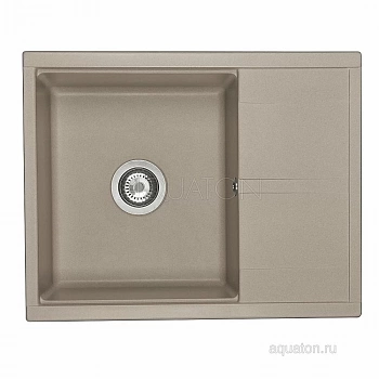 Мойка для кухни Акватон Делия 65 1A718632DE250 серый