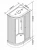 Душевая кабина Parly Classic Эконом EC1231R, 120x80x210, раздвигающиеся двери