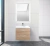 Тумба с раковиной BelBagno Aurora 60 Nebrasca Nature/ручка белая матовая