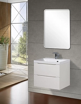 Тумба с раковиной Belbagno MARINO 70 подвесная Bianco Lucido