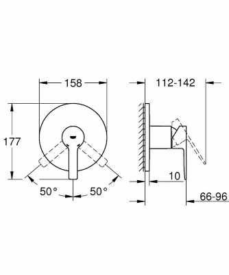 Смеситель для душа Grohe Lineare 24063001
