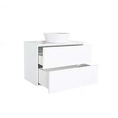 Тумба с раковиной Orange Otto Ot-75TuMDF+B08-360W 75 белая