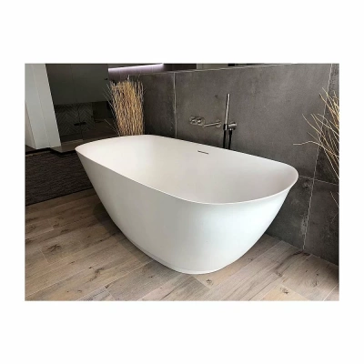 Ванна из искусственного камня Riho Bilo 165x77 B128001105 белая матовая