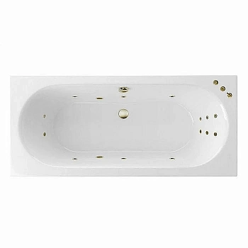 Ванна акриловая EXCELLENT Oceana Slim SMART WAEX.OCE18S.SMART.BR 180x80 белая с гидромассажем