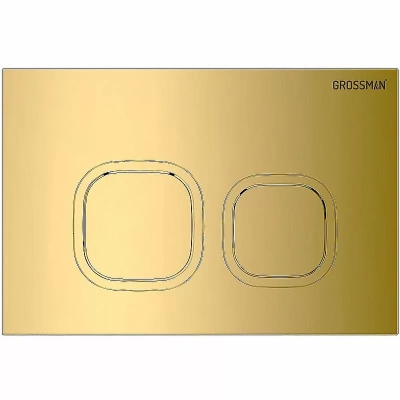 Кнопка для инсталляции Grossman Cosmo 700.K31.02.300.300 золото глянцевое