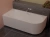 Акриловая ванна Riho Desire Velvet White 184x84 белая матовая