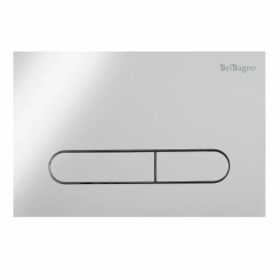 Унитаз подвесной BelBagno Sfera BB046CHR безободковый, с крышкой микролифт, с инсталляцией и кнопкой хром