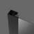 Душевой уголок Radaway NES Black KDJ I 80х80