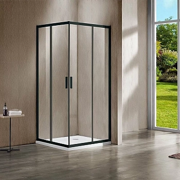Душевой уголок Vincea Garda VSS-1G8090CLB 80x90 черный