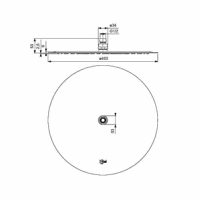 Верхний душ Ideal Standard IdealRain Luxe B0386MY