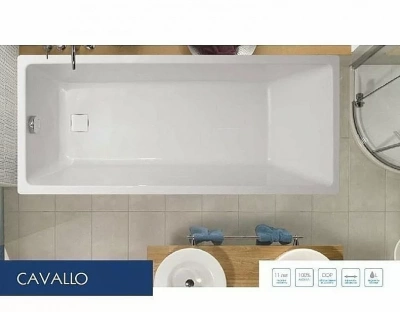 Ванна акриловая Vagnerplast Cavallo 160x70