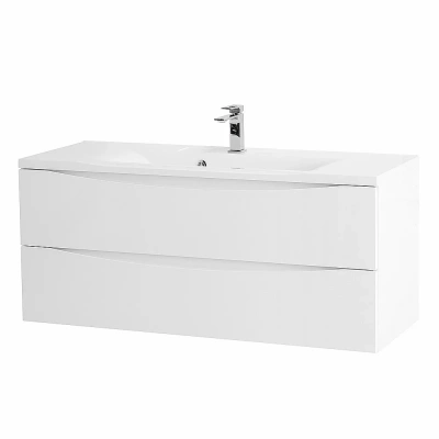 Тумба с раковиной Belbagno MARINO 120 подвесная Bianco Opaco