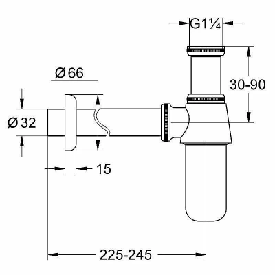 Сифон для раковины Grohe 28920000