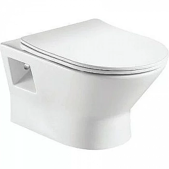 Унитаз подвесной Good Door Compact УНИ0001 белый, с крышкой микролифт, безободковый