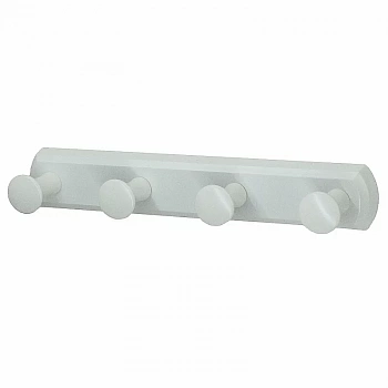 Планка с 4-мя крючками WasserKraft K-1074WHITE