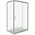Душевой уголок Good Door Infinity WTW+SP 140х100 стекло рифленое/профиль хром