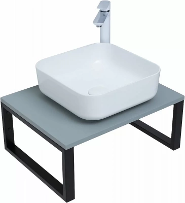 Столешница для раковины Aquanet Арт 60 мисти грин