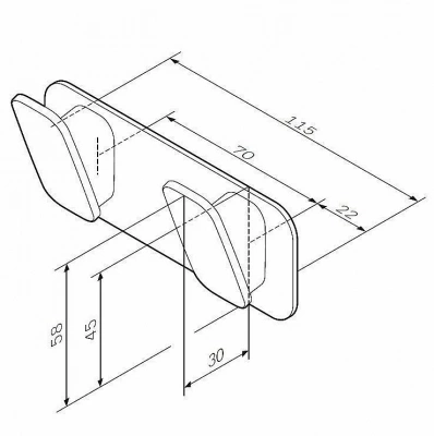 Крючок AM.PM Inspire 2.0 A50A35600