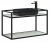 Консоль с раковиной Allen Brau Liberty 90 1.33003.BB черная