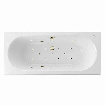 Ванна акриловая EXCELLENT Oceana Slim RELAX WAEX.OCE18S.RELAX.BR 180x80 белая с гидромассажем