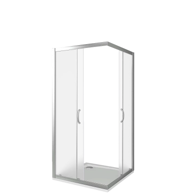 Душевой уголок Good Door INFINITY CR-120-80-G-CH стекло матовое/профиль хром
