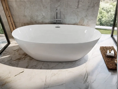 Ванна акриловая CeruttiSpa Gretta 10516 170x80 белая