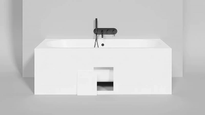 Ванна Salini Ornella AXIS S-Sense 180x80 103411M белая матовая