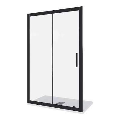 Душевая дверь Good Door COFE WTW-120-C-B стекло прозрачное/профиль черный