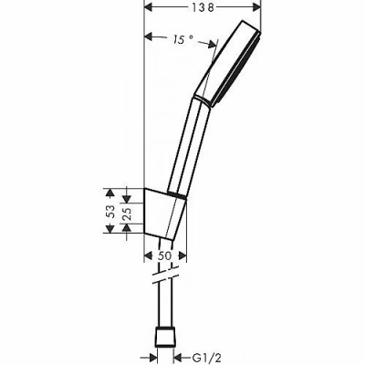Душевая лейка Hansgrohe Pulsify 24301670