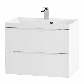 Тумба с раковиной Belbagno MARINO 60 подвесная Bianco Opaco