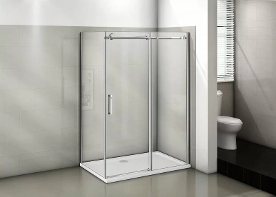 Душевой уголок Good Door Puerta WTW+SP 120х100 стекло прозрачное/профиль хром