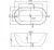 Ванна акриловая BelBagno BB27 150х78