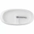 Ванна из искусственного камня Allen Brau Krion Neo Oval 2.35003.21 170x80 белая матовая