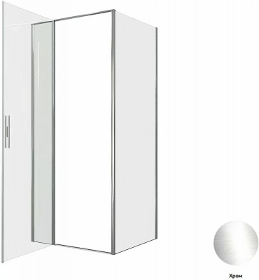 Душевой уголок Allen Brau Priority 90x80 3.31001.00G + 3.31013.00G тонированный/хром