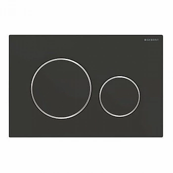 Кнопка для инсталляции Geberit Sigma 20 Черный/Хром