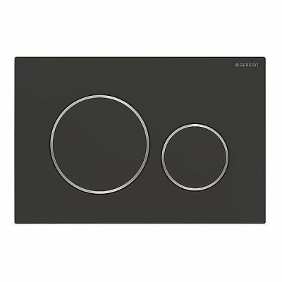 Кнопка для инсталляции Geberit Sigma 20 Черный/Хром