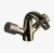 Смеситель для биде Boheme Royal Cristal 296-Royal/CRST black золото/Preciosa
