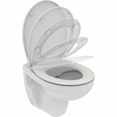 Унитаз подвесной Ideal Standard Eurovit K881201 белый, безободковый, с крышкой микролифт