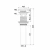 Донный клапан Comforty DK-01 MB
