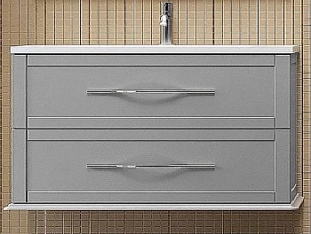 Тумба с раковиной из искусственного мрамора Cezares TIFFANY 75 Grigio Nuvola