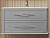 Тумба с раковиной из искусственного мрамора Cezares TIFFANY 75 Grigio Nuvola
