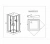 Душевая кабина Esbano Elegancia ESB-90CKR 90x90 стекло прозрачное/профиль черный