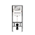 Инсталляция для унитаза Ceramica Nova Balance CN121001CH кнопка хром глянцевый