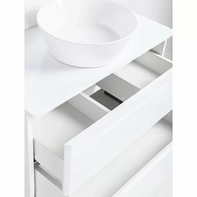 Тумба с раковиной Orange Otto Ot-75TuMDF+B08-360W 75 белая