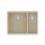 Кухонная мойка Lemark Sinara 550.2-U 9910080 бежевая Кухонная мойка Lemark Sinara 550.2-U 9910080 бежевая