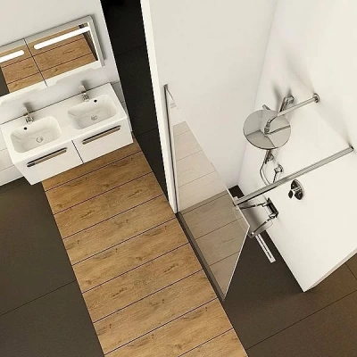 Душевое ограждение Ravak WALK-IN WALL ST 60/W SET-900 Wall стекло прозрачное/профиль хром