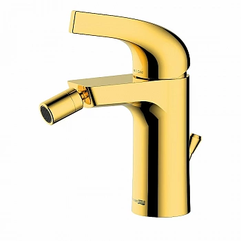 Смеситель для биде WasserKRAFT Sauer 7106 глянцевое золото
